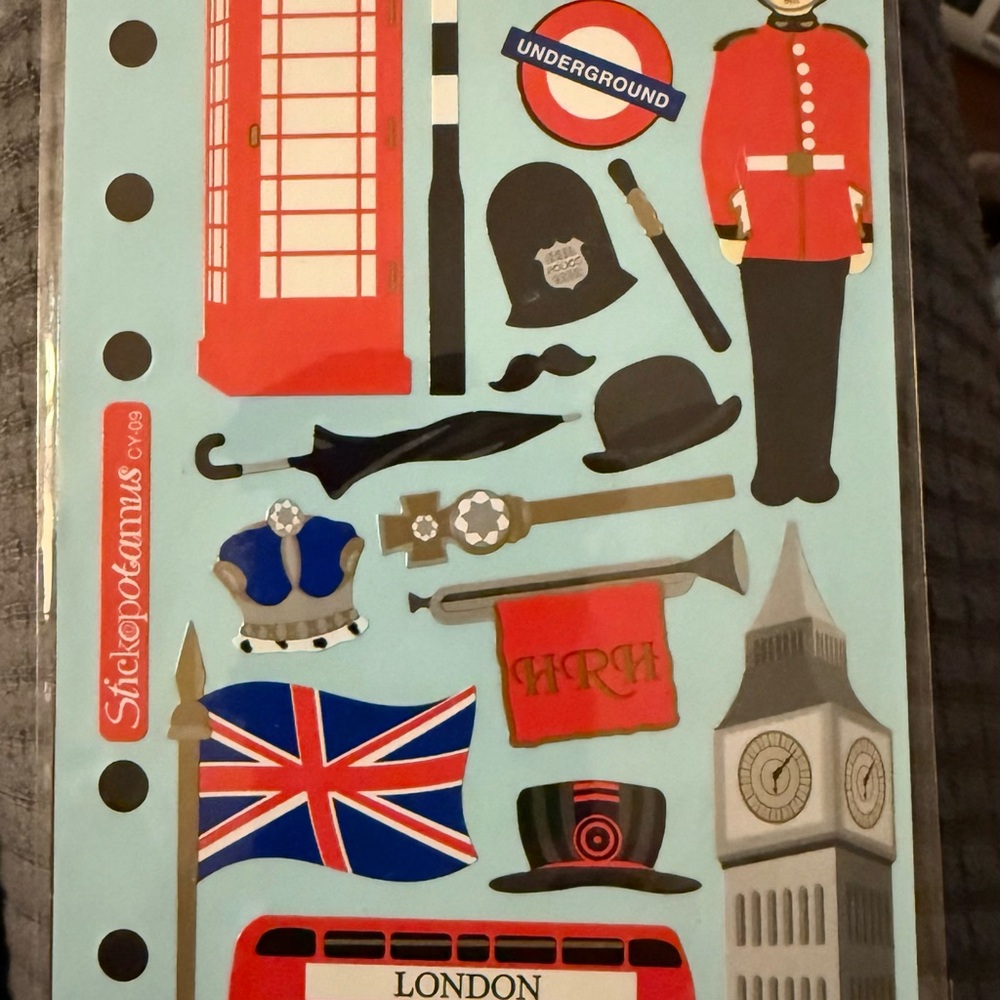 3 Brand New Vintage Destination Stickers For Scrapbooking Journaling Decorating